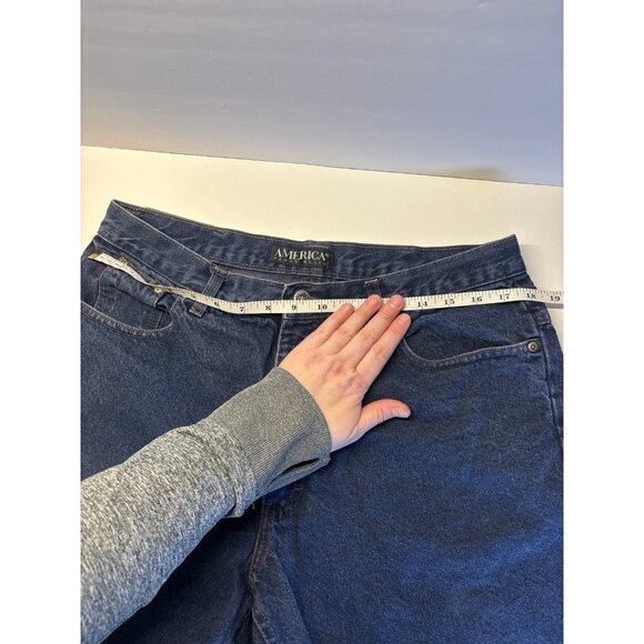 Vintage Y2K men’s Jorts (Jean shorts) Perry Ellis AMERICA‎ - Picture 8 of 11